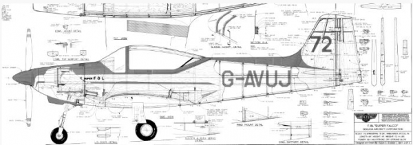 Sequoia Aircraft Corp. F3L Falco Plans